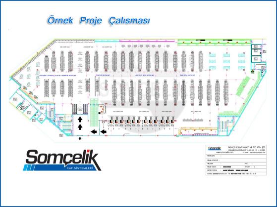 Somçelik Depo Raf Sistemleri Projelendirme