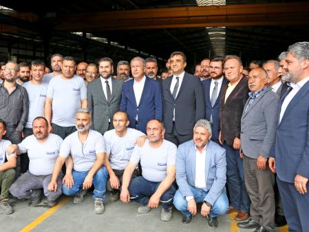 Milli Savunma Bakanı Hulusi AKAR'ın Fabrika Ziyareti