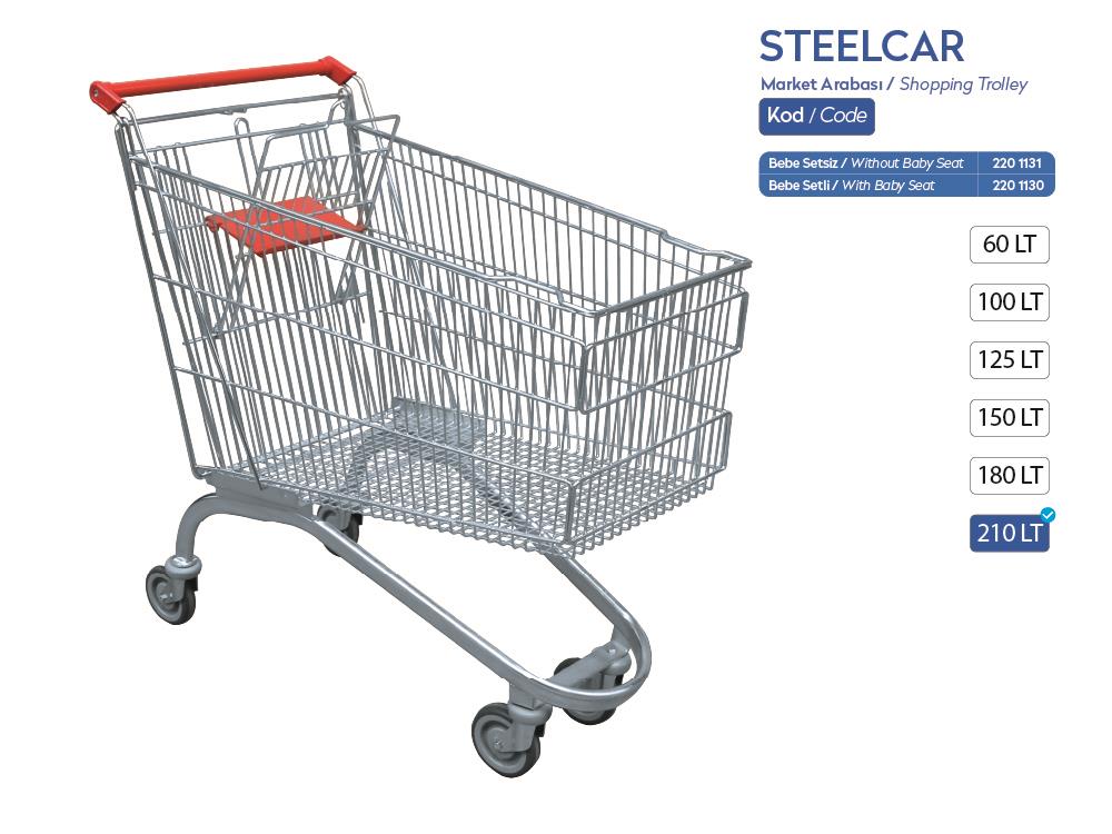 Steelcar Market Arabası